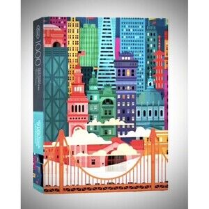 NEW! Genuine Fred SAN FRANCISCO, Little Friends of Printmaking 1000 Piece Puzzle
